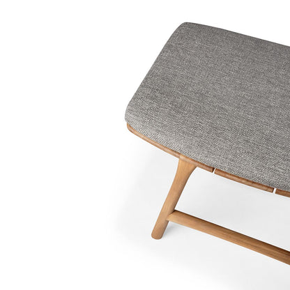 Osso Outdoor Stool - Teak, Mocha Cushion