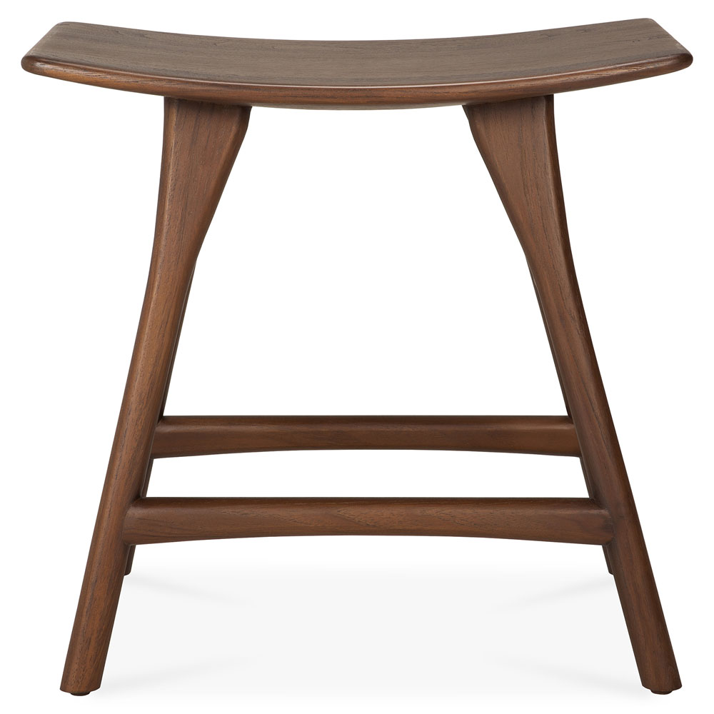 Osso Stool - Brown Teak