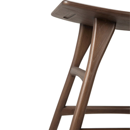 Osso Stool - Brown Teak