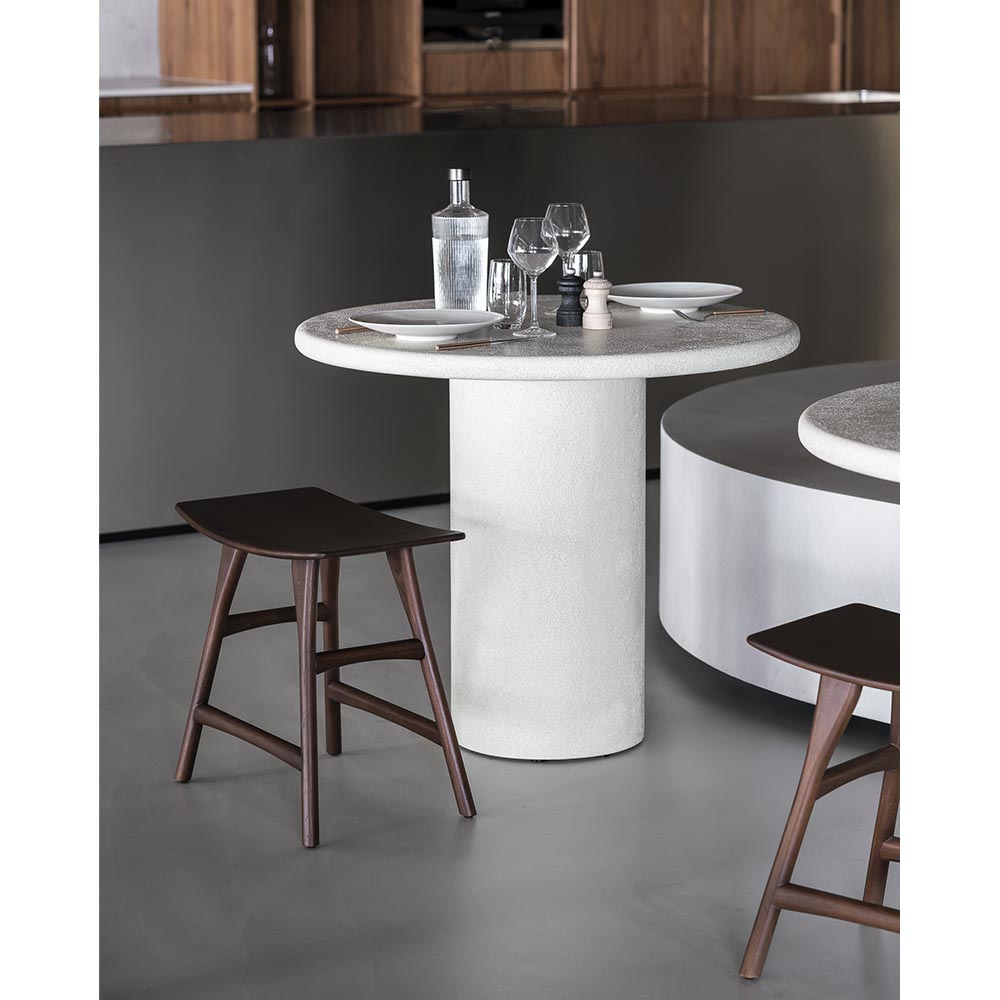 Osso Stool - Brown Teak