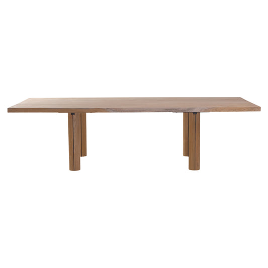 Otranto Rectangular Dining Table - Teak, Round Legs
