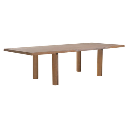 Otranto Rectangular Dining Table - Teak, Round Legs