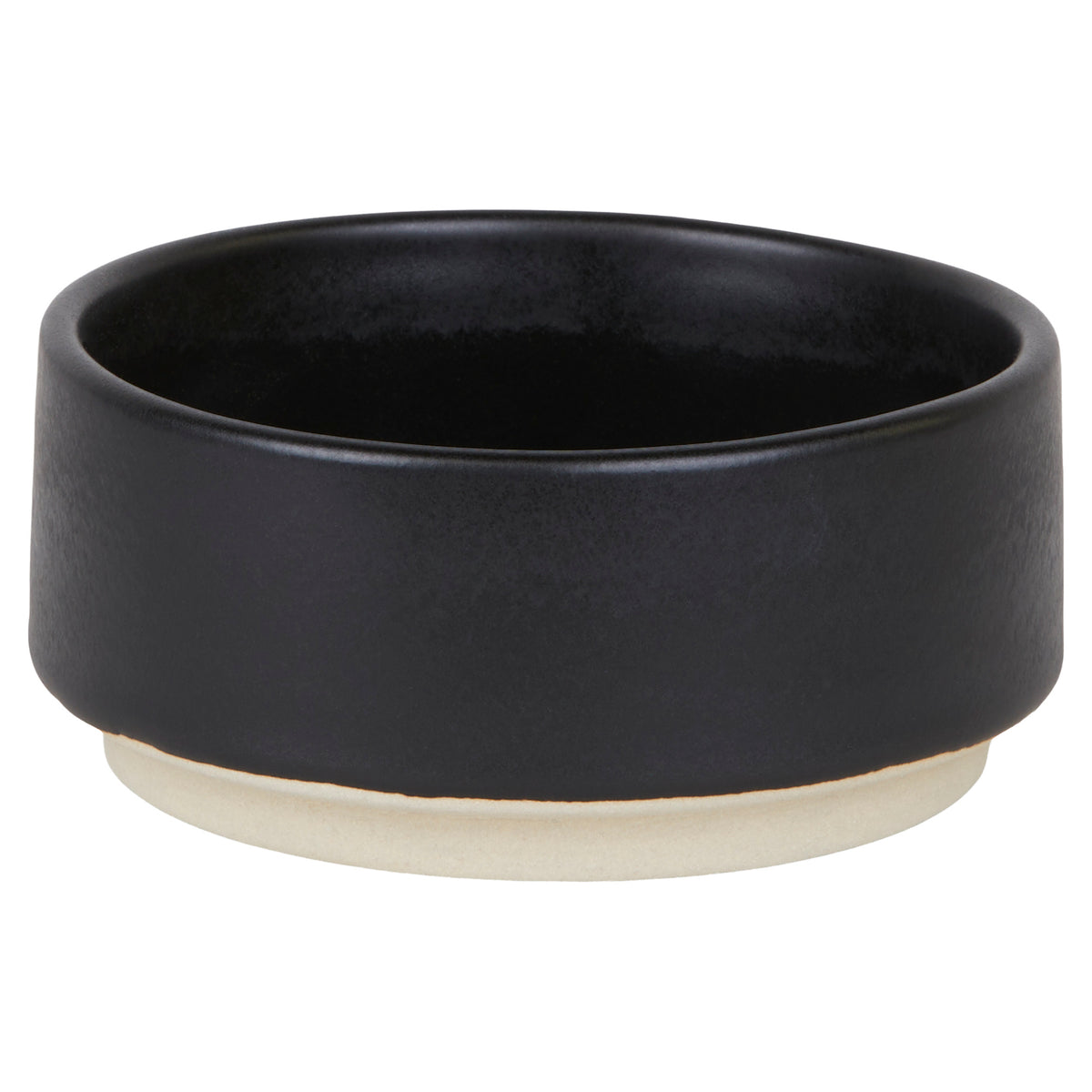 Otto Ceramic Bowls Set of Two - Black, Medium