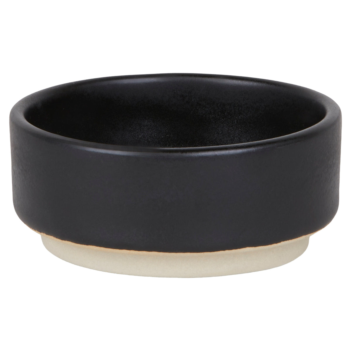 Otto Ceramic Bowls Set of Two - Black, Small
