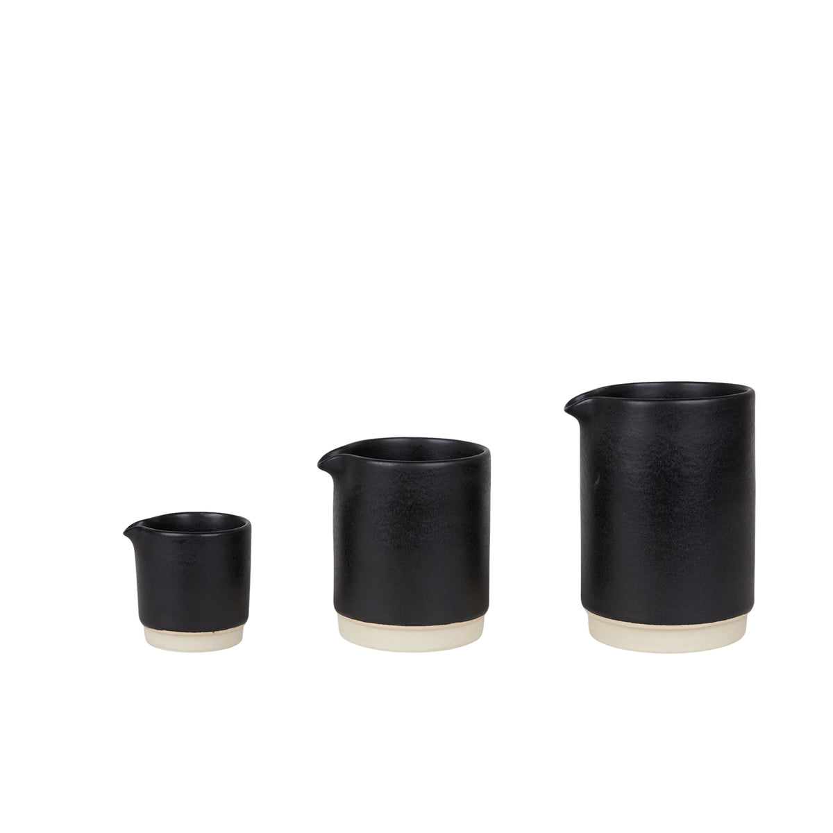 Otto Ceramic Jug - Black, Large