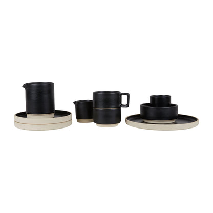 Otto Ceramic Jug - Black, Medium