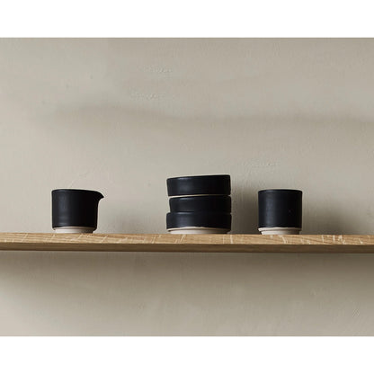 Otto Ceramic Jug - Black, Small