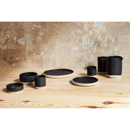 Otto Ceramic Plate Set of Two - Black, Small