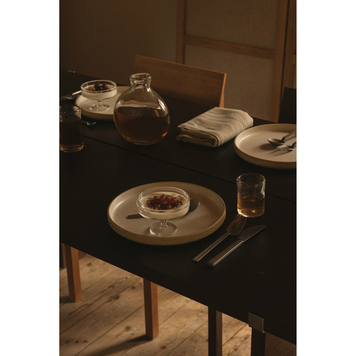 Otto Ceramic Plate Set of Two - Natural, Large