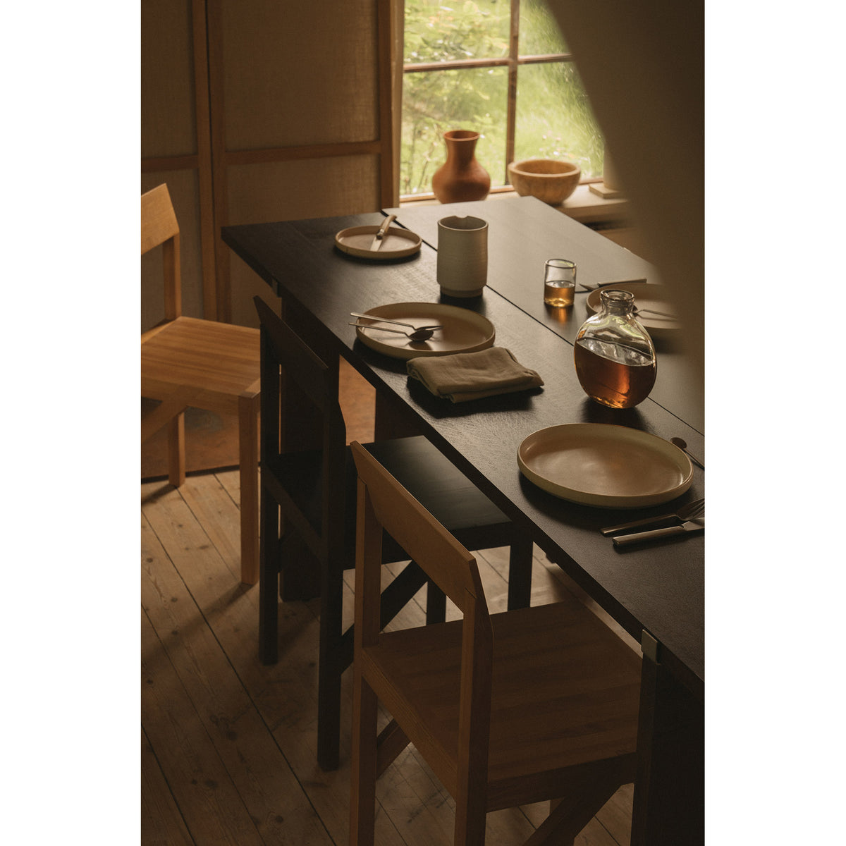 Otto Ceramic Plate Set of Two - Natural, Large