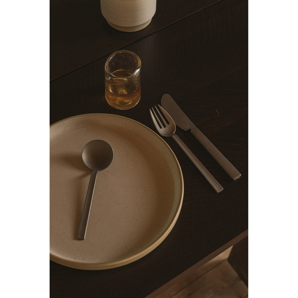 Otto Ceramic Plate Set of Two - Natural, Large
