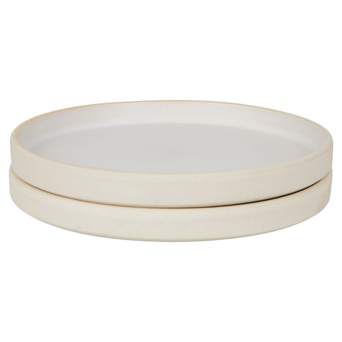 Otto Ceramic Plate Set of Two - Natural, Small