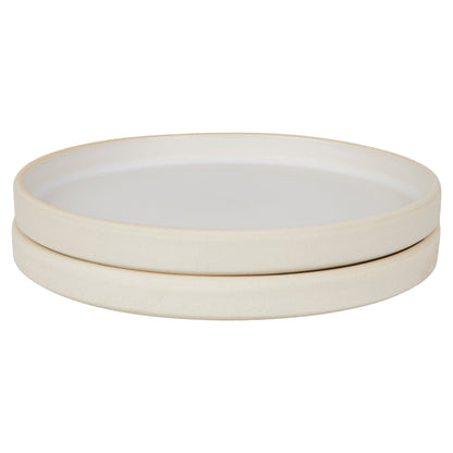 Otto Ceramic Plate Set of Two - Natural, Small