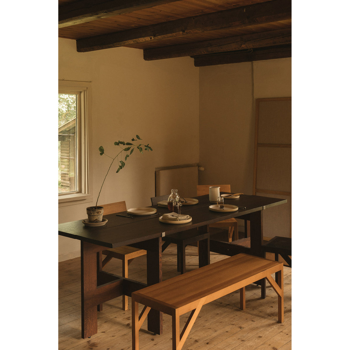Otto Ceramic Plate Set of Two - Natural, Small