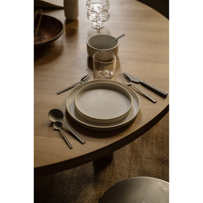 Otto Ceramic Plate Set of Two - White, Large