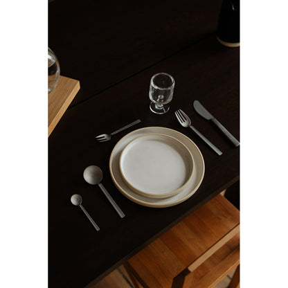 Otto Ceramic Plate Set of Two - White, Large