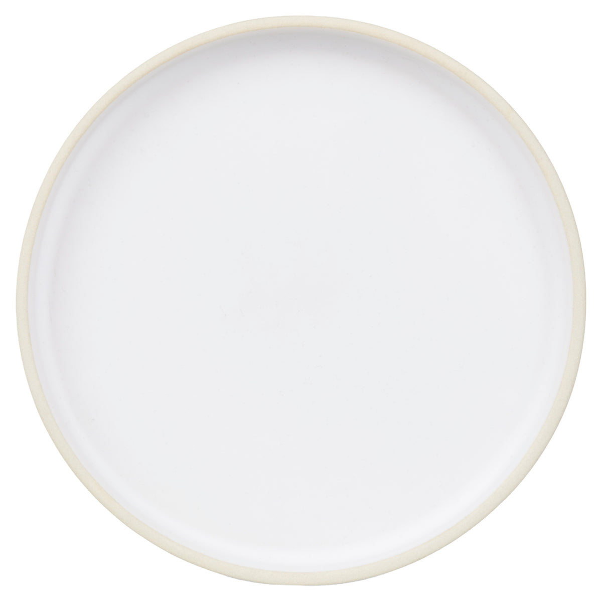 Otto Ceramic Plate Set of Two - White, Small