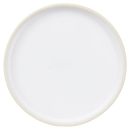 Otto Ceramic Plate Set of Two - White, Small