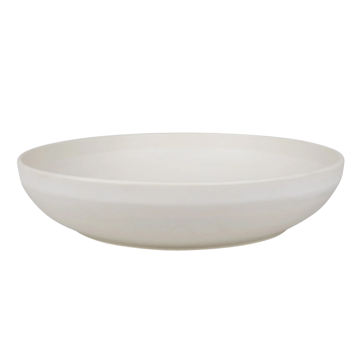 Otto Ceramic Shallow Bowl - Natural, Extra Large