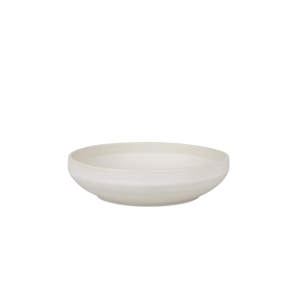 Otto Ceramic Shallow Bowl - Natural, Medium