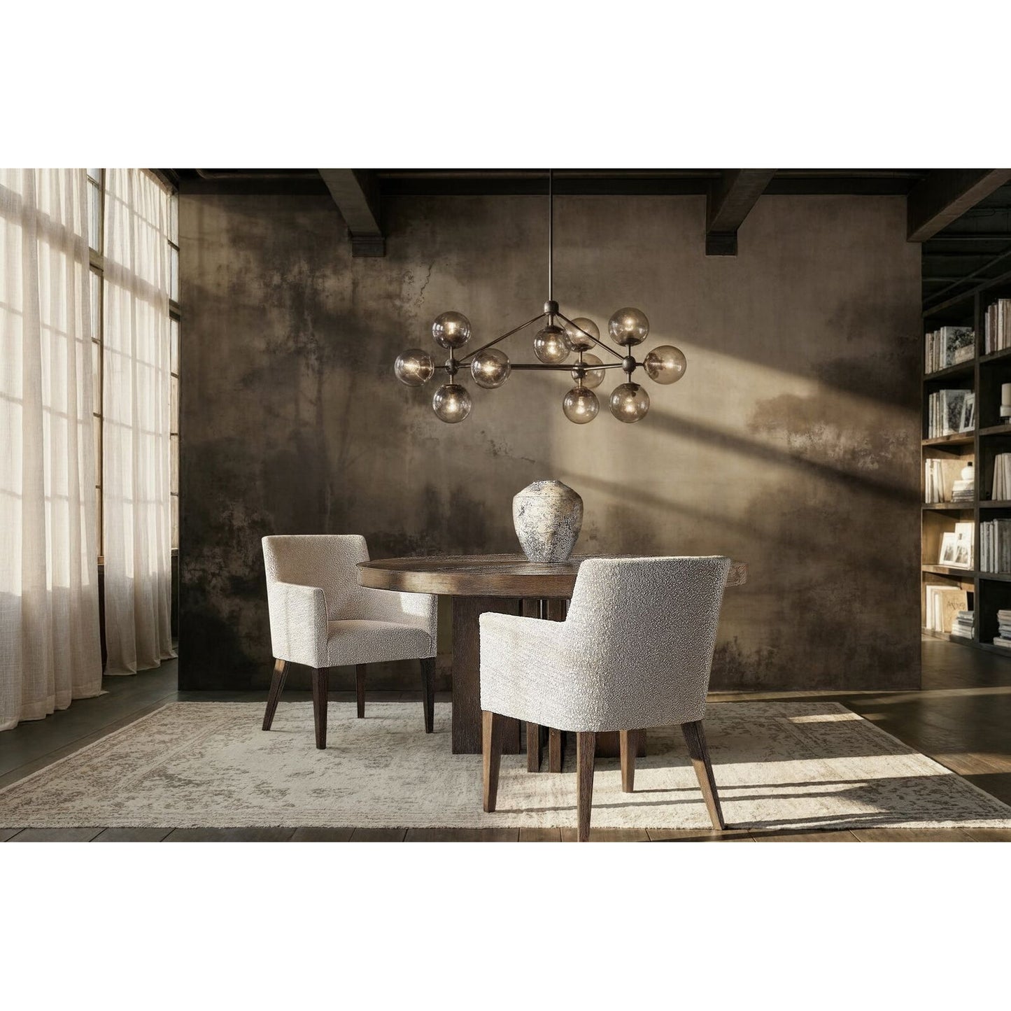 Outline Round Extendable Dining Table
