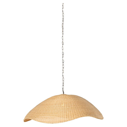 Overscale Woven Rattan Pendant - Natural Rattan