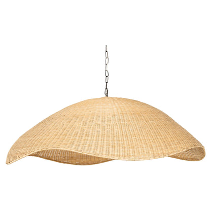 Overscale Woven Rattan Pendant - Natural Rattan