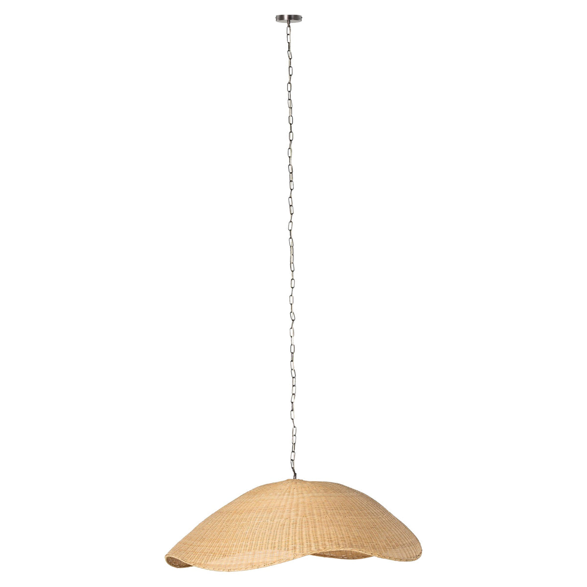 Overscale Woven Rattan Pendant - Natural Rattan