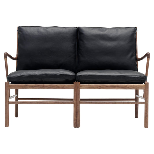 OW449-2 Colonial Sofa - Leather Sif 98, Walnut Oil