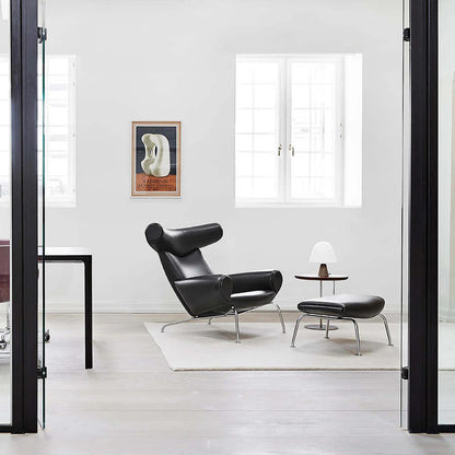 Ox Lounge Chair - 88 Black Primo Leather