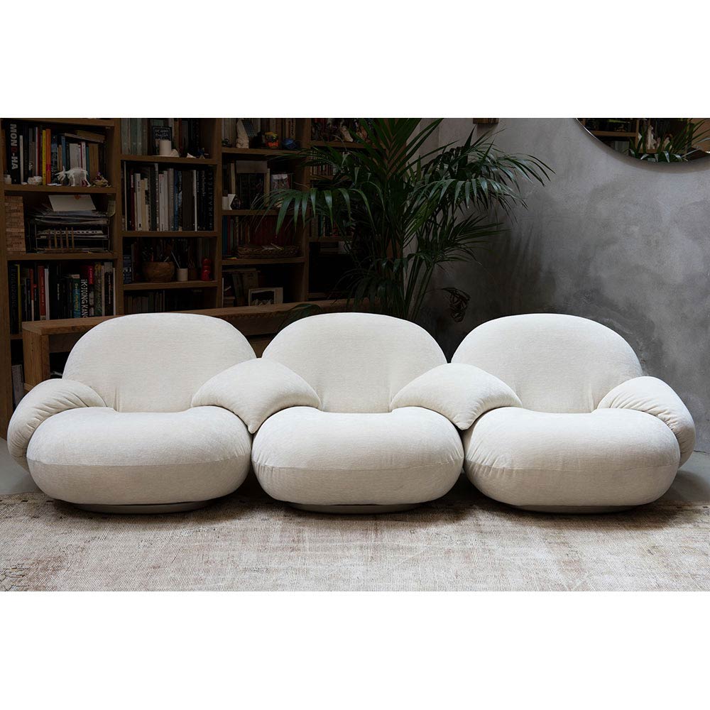 Pacha Fully Upholstered 3 Seater Sofa With Armrests Including Middle Armrest
