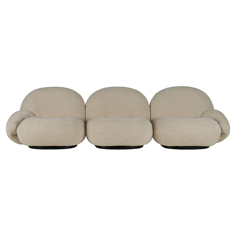 Pacha Fully Upholstered 3 Seater With Armrests