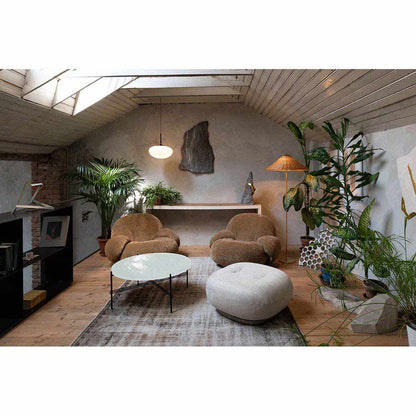 Pacha Lounge Chair With Armrests - Returning Swivel Base