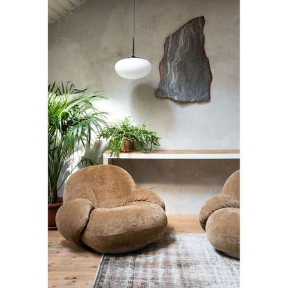 Pacha Lounge Chair With Armrests - Returning Swivel Base