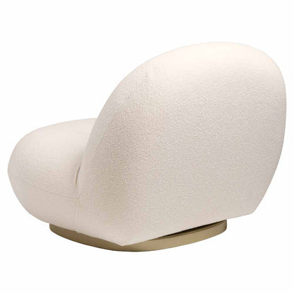 Pacha Lounge Chair - Karakorum, Pearl Gold Base