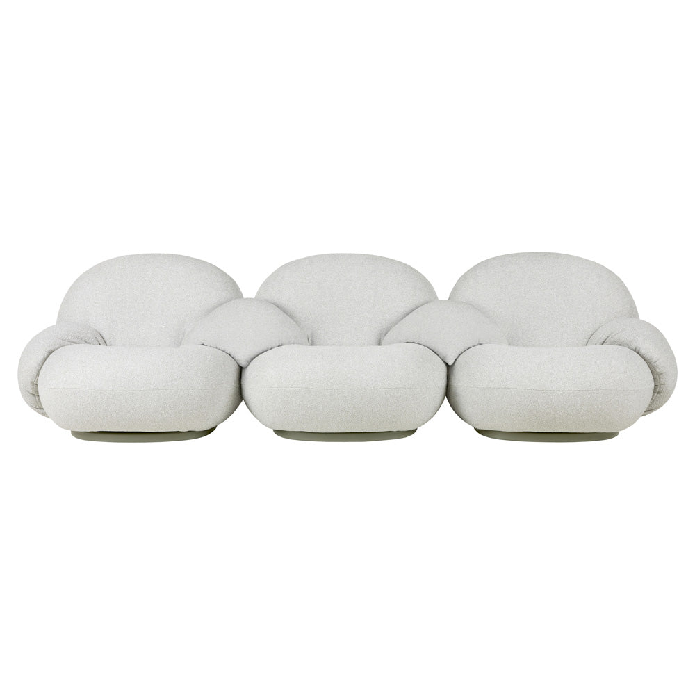 Pacha Outdoor Modular Sofa - 3 Seater With Armrests And Middle Armrest