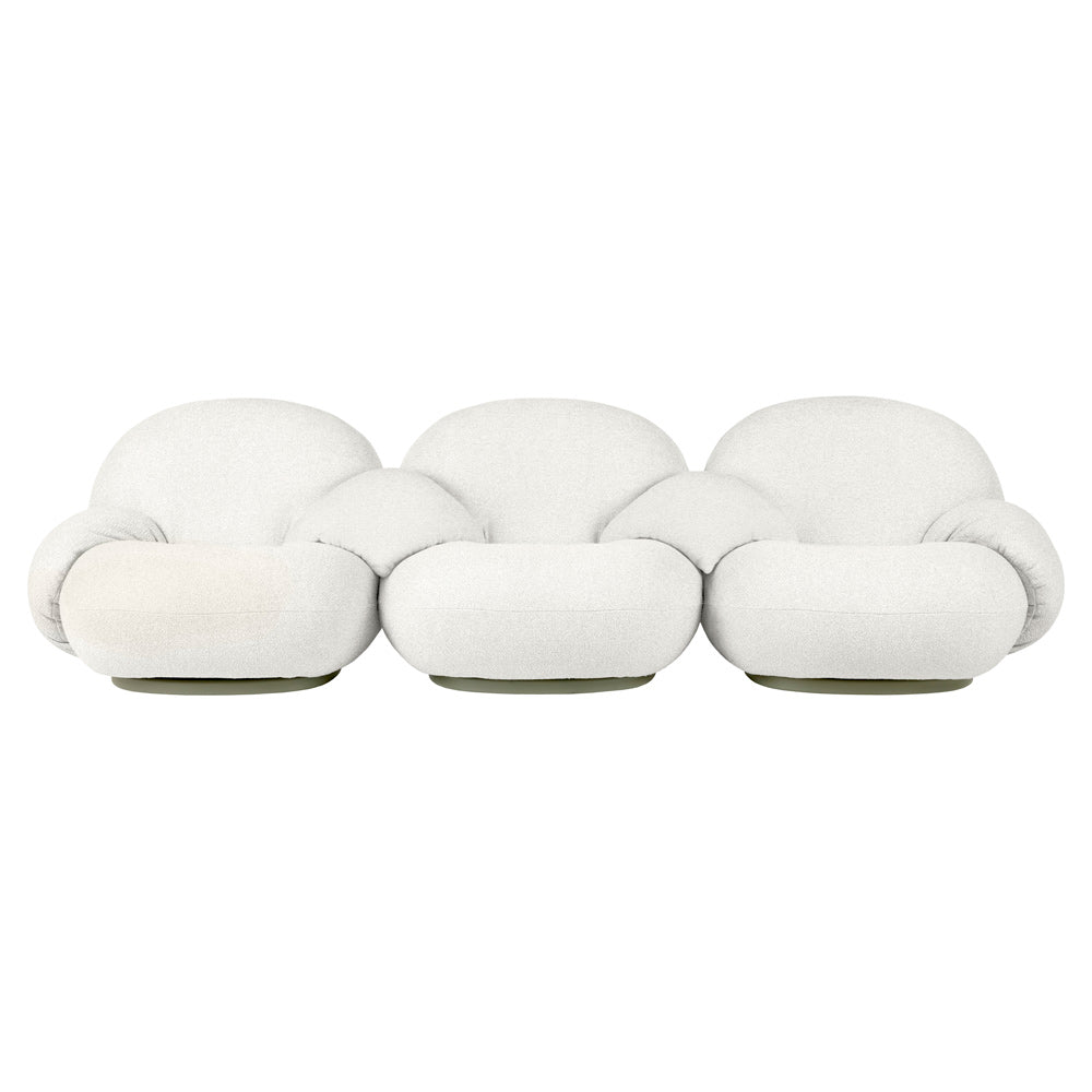 Pacha Outdoor Modular Sofa - 3 Seater With Armrests And Middle Armrest