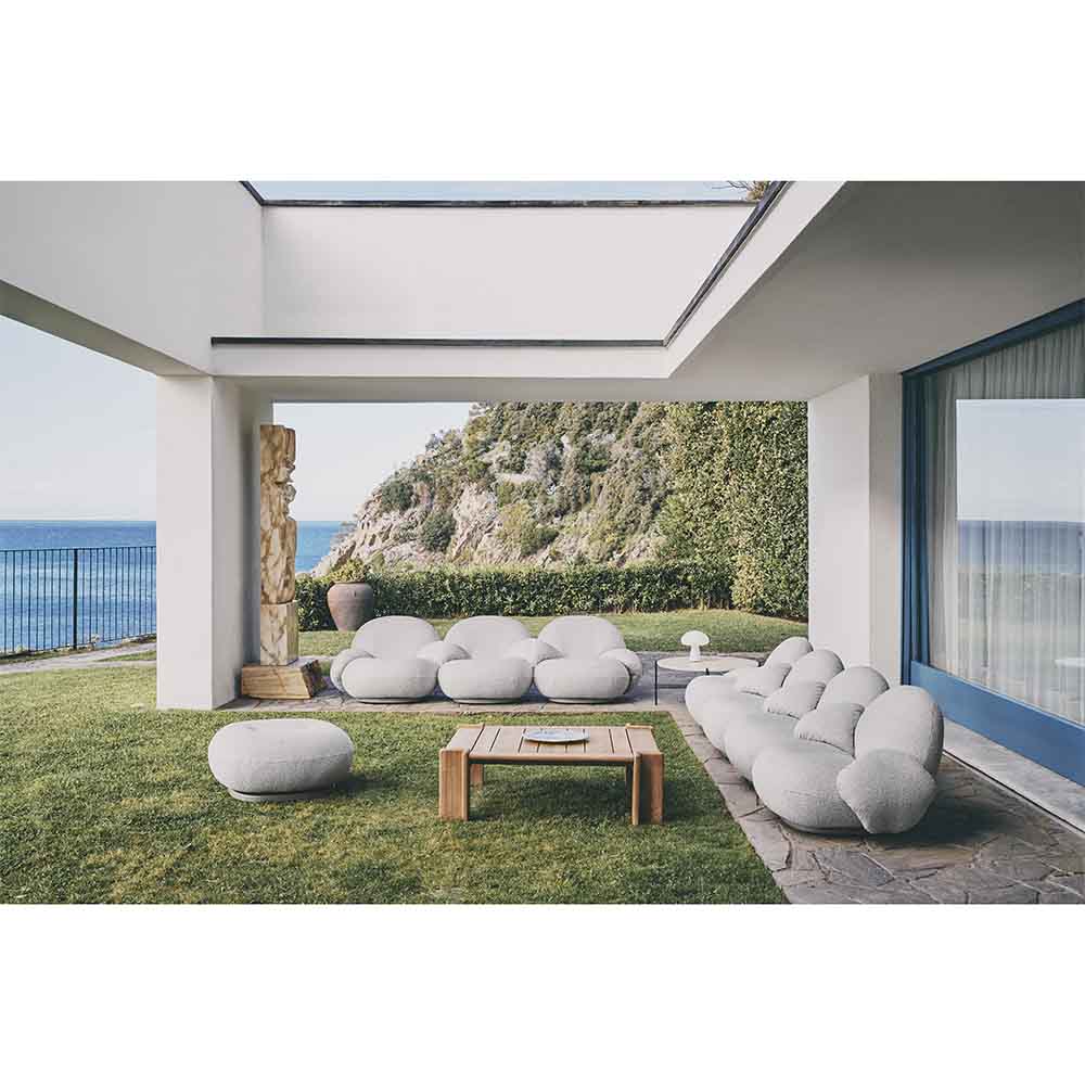 Pacha Outdoor Modular Sofa - 3 Seater With Armrests And Middle Armrest