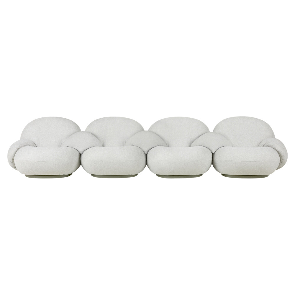 Pacha Outdoor Modular Sofa - 4 Seater With Armrests And Middle Armrest