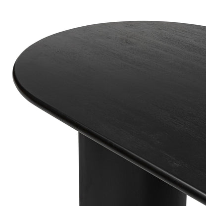 Paden Dining Table - Aged Black Acacia