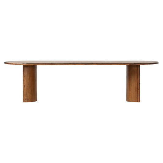 Paden Dining Table - Seasoned Brown Acacia