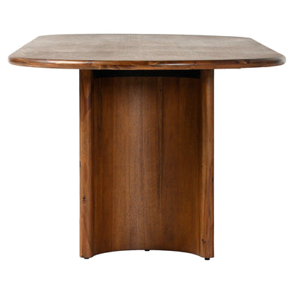 Paden Dining Table - Seasoned Brown Acacia