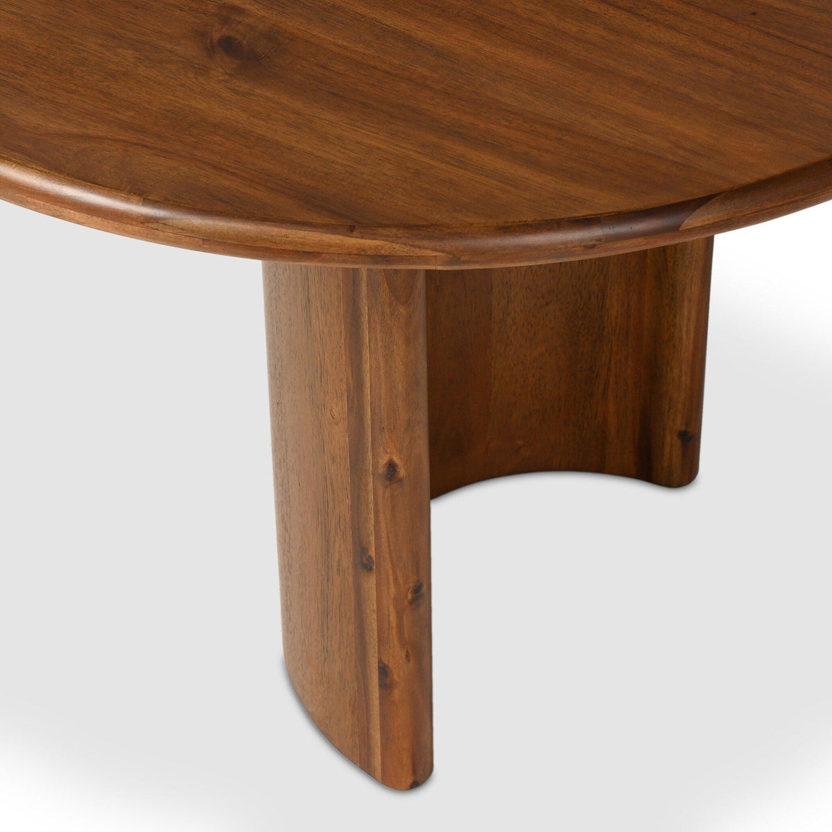 Paden Dining Table - Seasoned Brown Acacia