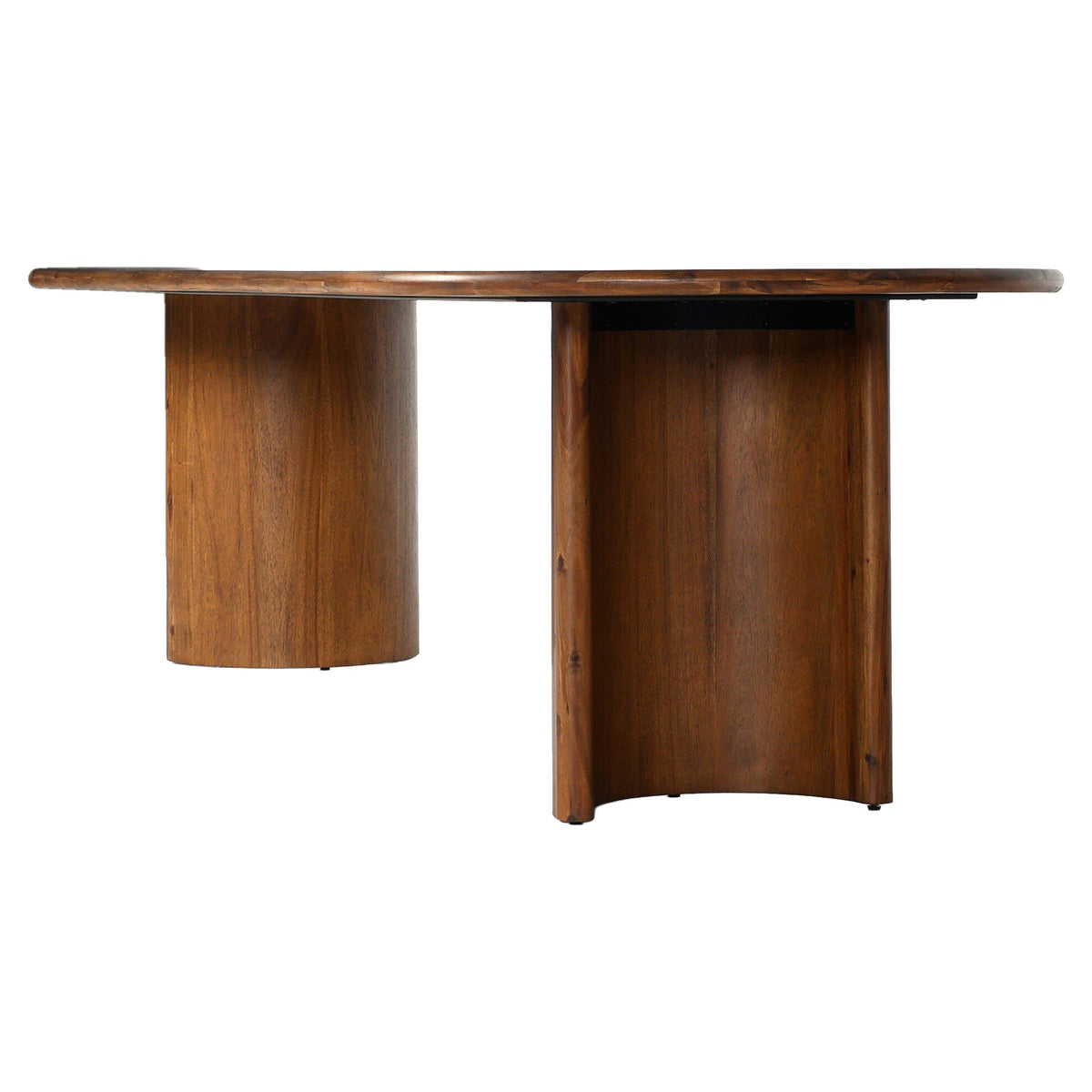 Paden Dining Table - Seasoned Brown Acacia