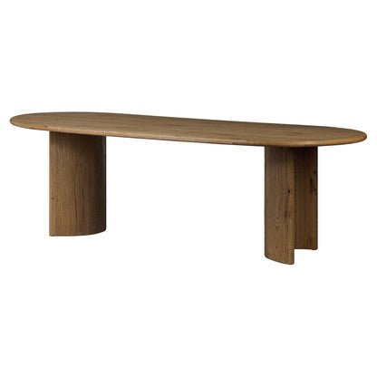 Paden Dining Table - Worn Oak Veneer