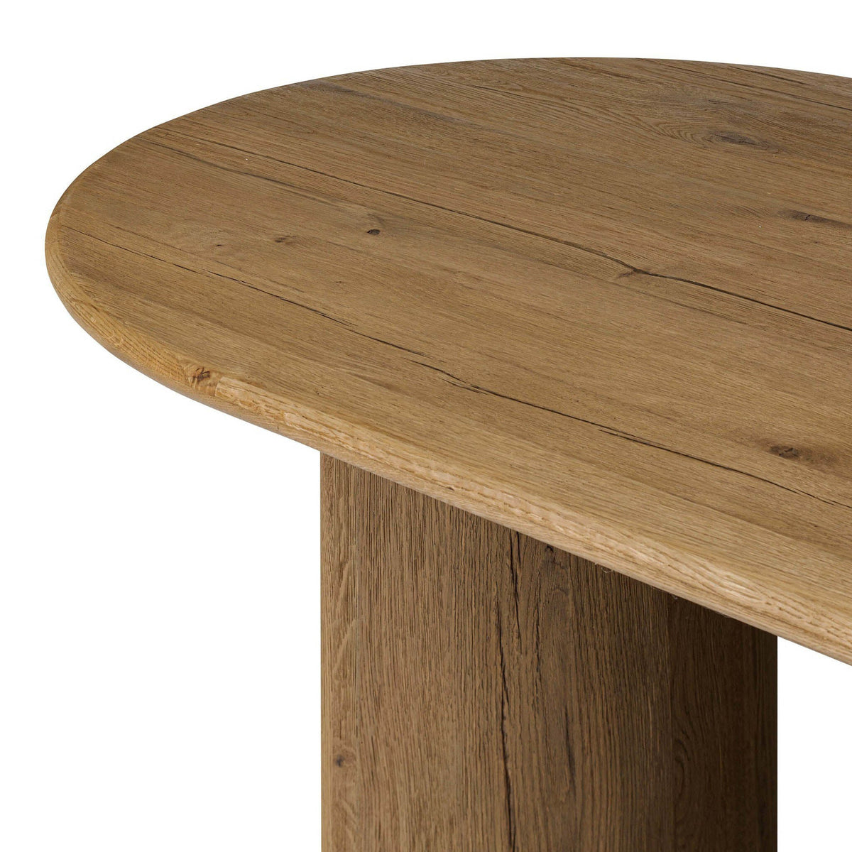 Paden Dining Table - Worn Oak Veneer