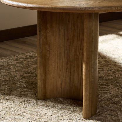 Paden Dining Table - Worn Oak Veneer