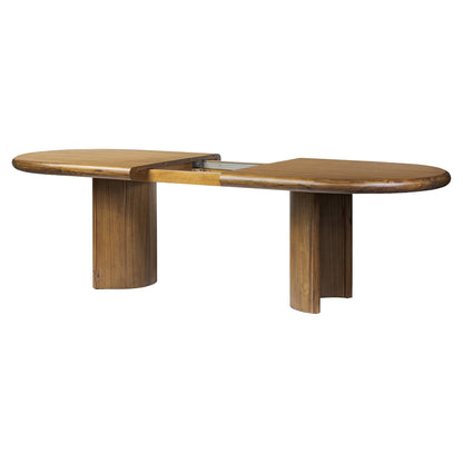 Paden Extension Dining Table - Seasoned Brown Acacia