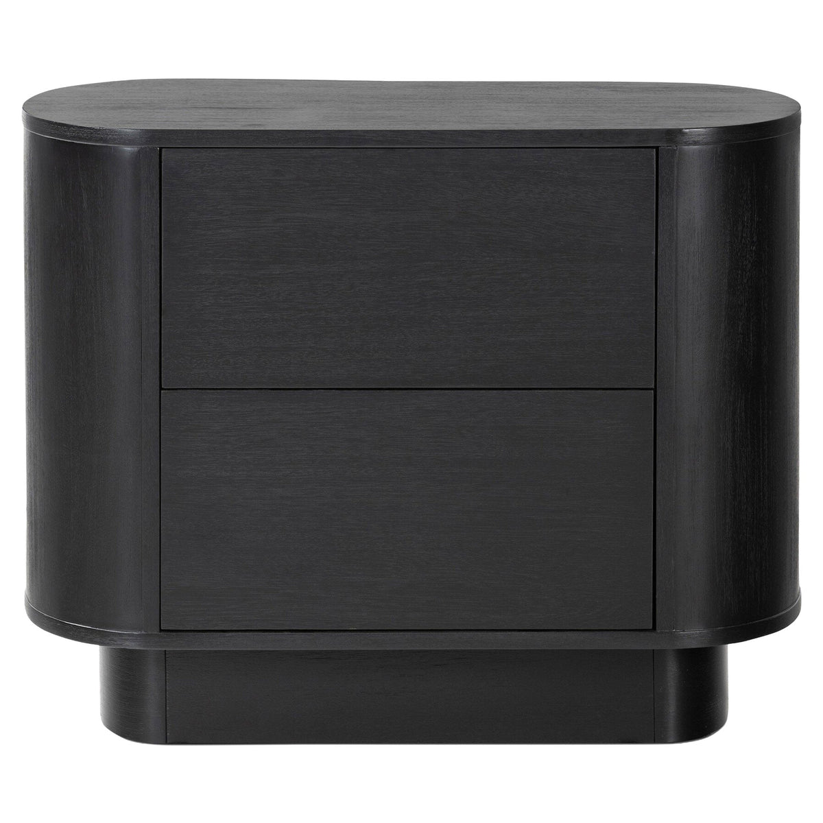 Paden Nightstand - Aged Black Acacia