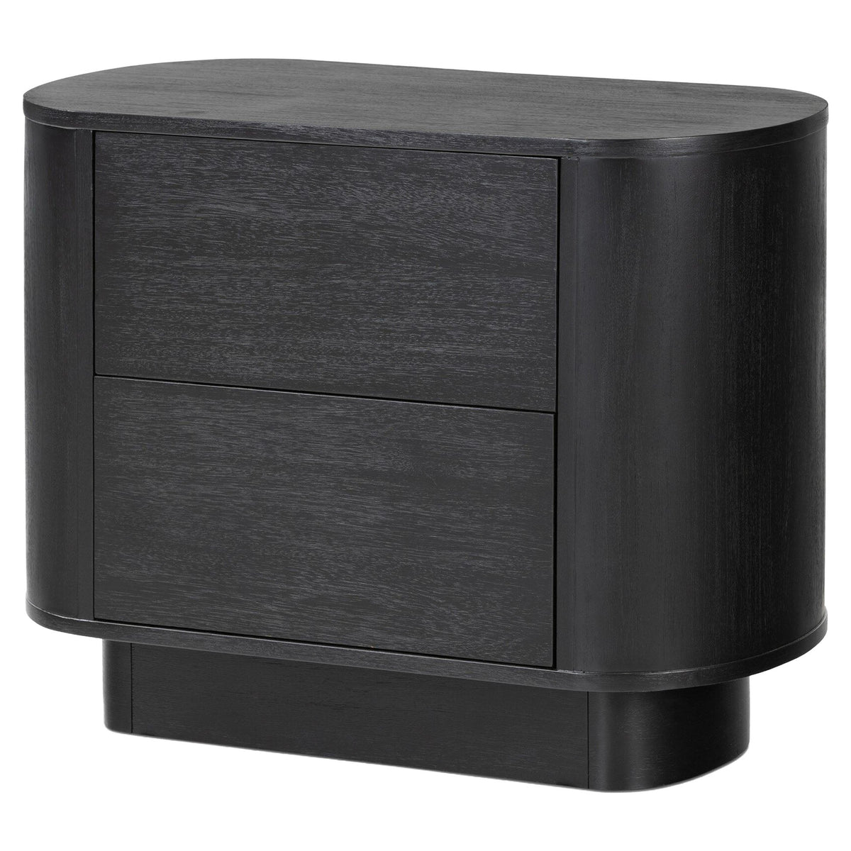 Paden Nightstand - Aged Black Acacia